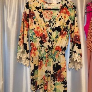 Floral romper